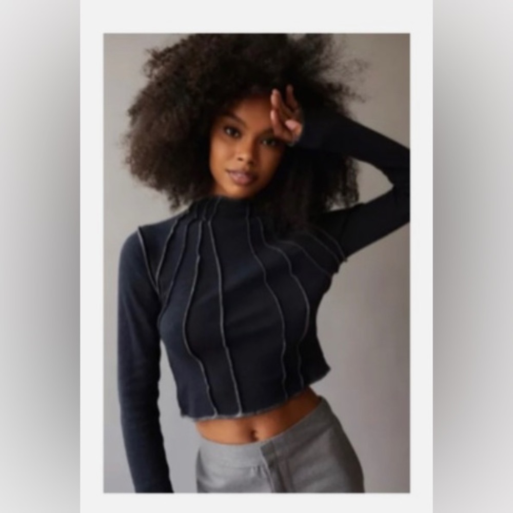 Urban Outfitters BDG Sunray Smocked Seamed Neck